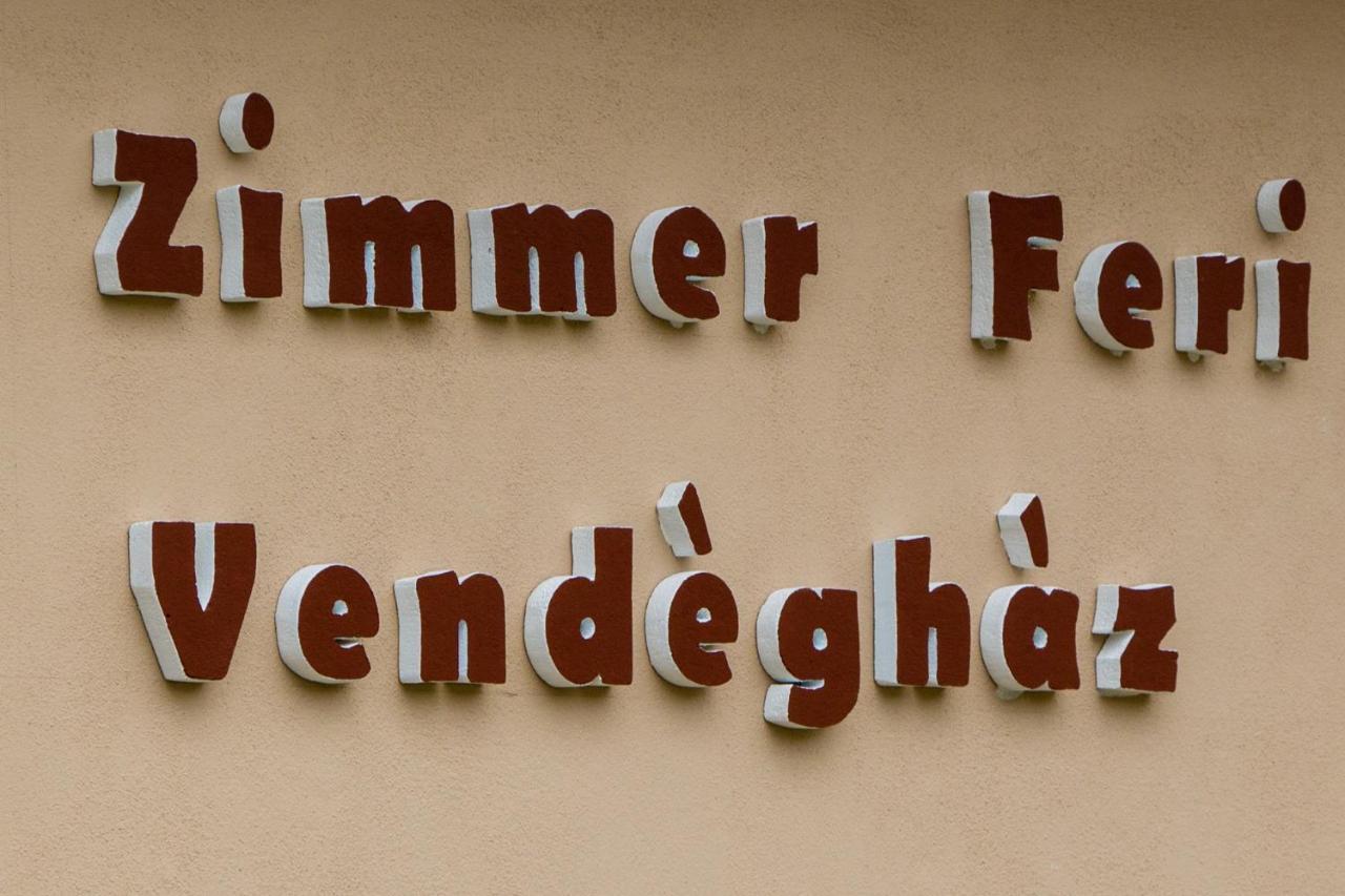 Hotel Zimmer Feri Vendégház Abaújszántó Exterior foto